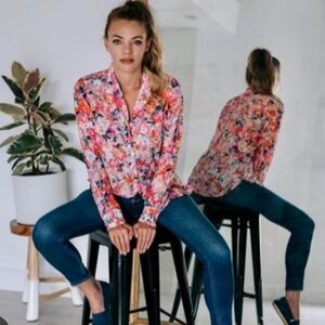 J Crew Floral Multicolor Men's Shirt